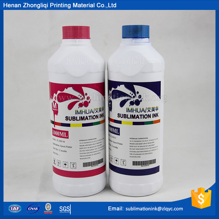 Zhongliqi marca de tinta digital de la sublimación